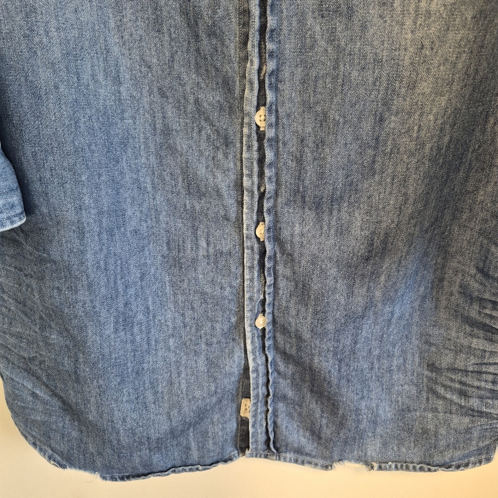 Frank & Eileen Denim Shirt Dress in Blue - Picture 5 of 16